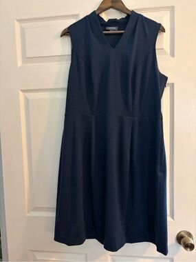 Modcloth Navy V-Neck Dress